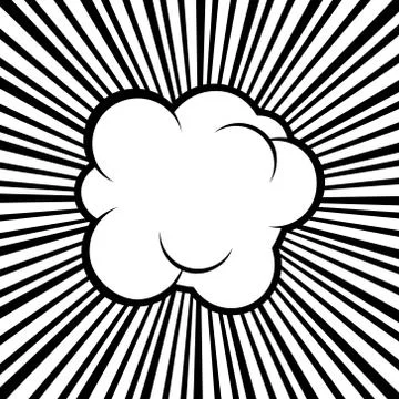 Comic Bubble. Vector Illustrazione stock