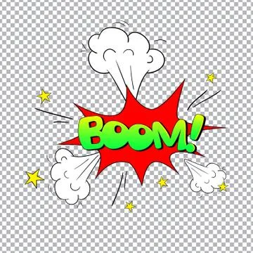 Comic bubbles vector isolated illustration Stock Illustration