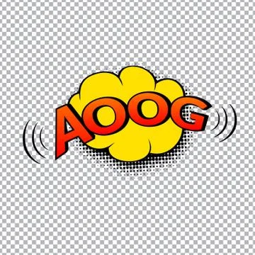 Comic bubbles vector isolated illustration Stock Illustration