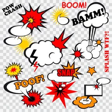Comic bubles Stock Illustration