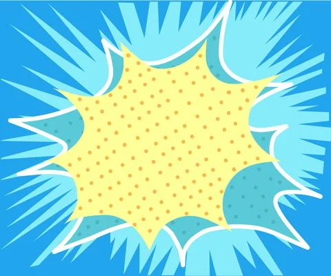 Comic bust vector illustration background Stock Illustration