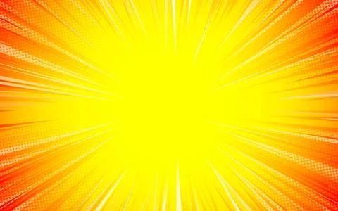 Comic cartoon abstract background with halftone pattern lines. Stock Illustration