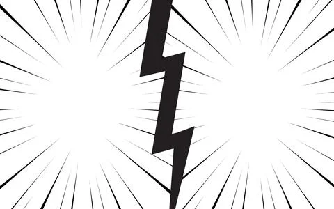 Comic cartoon abstract template versus background 스톡 일러스트