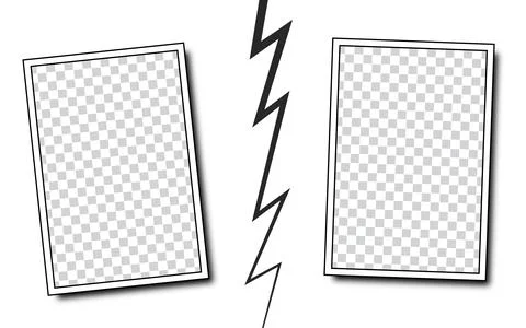Comic cartoon abstract template versus background Stock Illustration