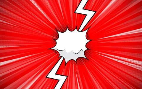 Comic cartoon abstract versus background template 库存插图