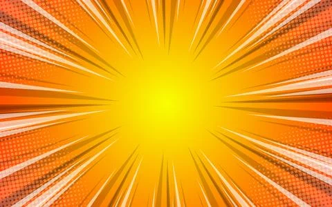 Comic cartoon blank design background. Vector illustration. Illustrazione stock