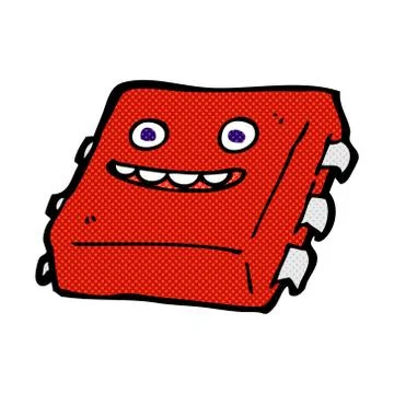 Comic cartoon computer chip 스톡 일러스트