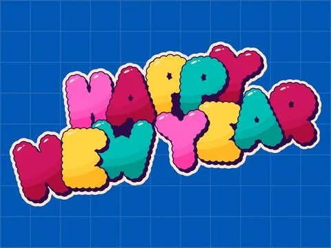 Comic cartoon label. Stock Illustration