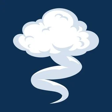 Comic cartoon smoke or cloud, vector speed motion effects Stock Illustration