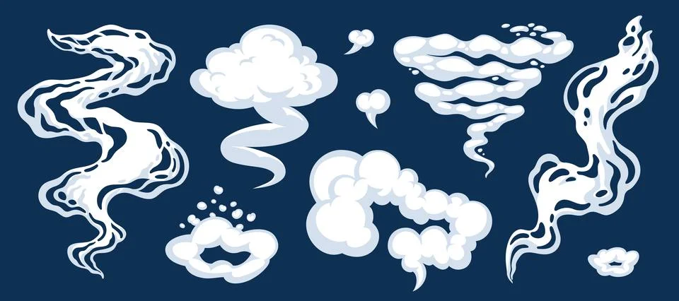Cartoon Smoke Illustrations ~ Cartoon Smoke Vectors | Pond5
