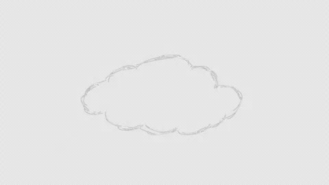 Comic cartoon speech Bubble with copy space, loop Animation with alpha channe Stock Footage 310644528