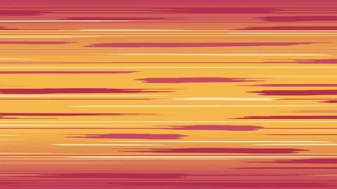 Comic cartoon speed lines background. Horizontal moving lines anime style Orange Stock Footage 221786467
