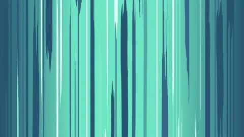 Comic cartoon speed lines background. vertical moving lines anime style turquois Stock Footage 221786468