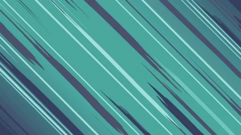 Comic cartoon speed lines background. Moving diagonal lines anime style turquois Stock Footage 221786478
