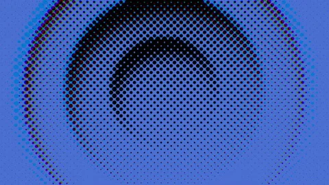 Comic cartoon style animated background. Abstract circles template Stock Footage 151227993