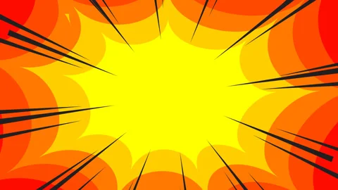 Comic cartoon style background motion graphic video clip. 스톡 동영상 334631740
