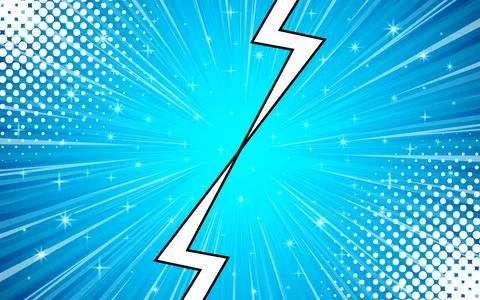 Comic cartoon versus background design. Stock Illustration