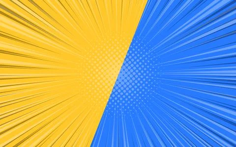 Comic cartoon versus background design. Stock Illustration