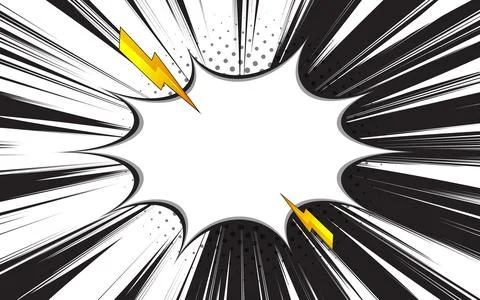 Comic cartoon versus with speech bubble template background. 스톡 일러스트