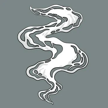 Comic cloud or smoke, cartoon vector motion effects, and explosions 스톡 일러스트