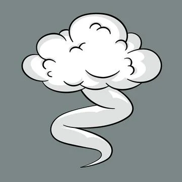 Comic cloud or smoke, cartoon vector motion effects, and explosions 스톡 일러스트