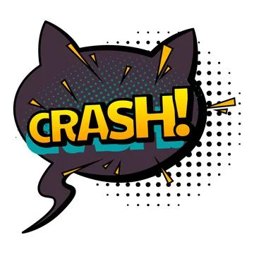 Comic colored hand drawn speech bubble. Retro cartoon sticker. Funny design Stock Illustration