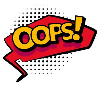 Comic colored hand drawn speech bubble. Retro cartoon sticker. Funny design Stock Illustration