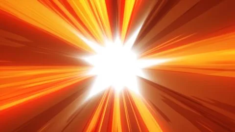 Comic colored speed line action inspired by japanese Anime 3d illustration Ilustração Stock