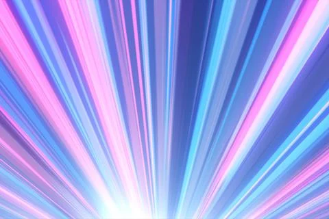 Comic colored speed line action inspired by japanese Anime 3d illustration Illustration