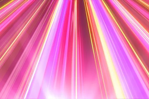 Comic colored speed line action inspired by japanese Anime 3d illustration Ilustração Stock