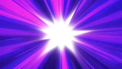 Comic colored speed line action inspired by japanese Anime 3d illustration Stock Photos