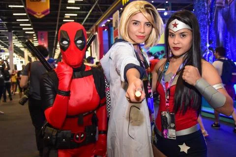 Comic Con Experience 2018 (CCXP 2018) Stock Photos
