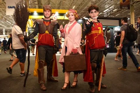 Comic Con Experience 2018 (CCXP 2018) Stock Photos