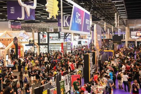 Comic Con Experience 2018 (CCXP 2018) Stock Photos