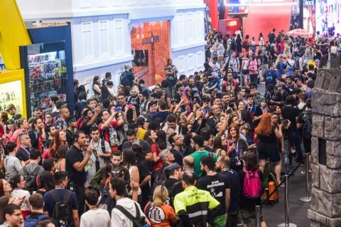 Comic Con Experience 2018 (CCXP 2018) Stock Photos