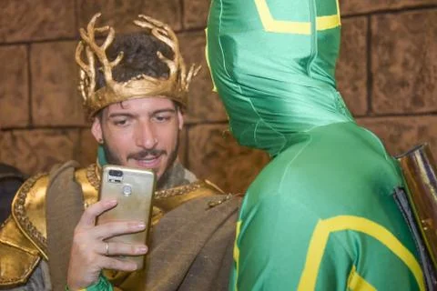 Comic Con Experience 2018 (CCXP 2018) Stock Photos