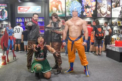 Comic Con Experience 2018 (CCXP 2018) Stock Photos