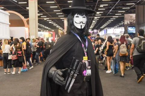 Comic Con Experience 2018 (CCXP 2018) Stock Photos