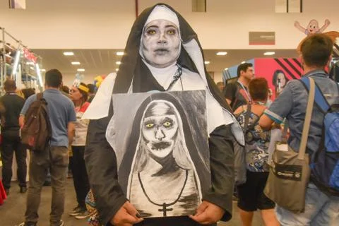 Comic Con Experience 2018 (CCXP 2018) Stock Photos