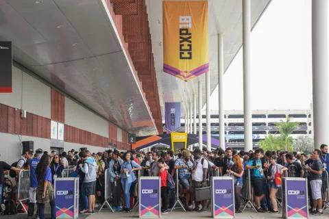 Comic Con Experience 2018 (CCXP 2018) Stock Photos