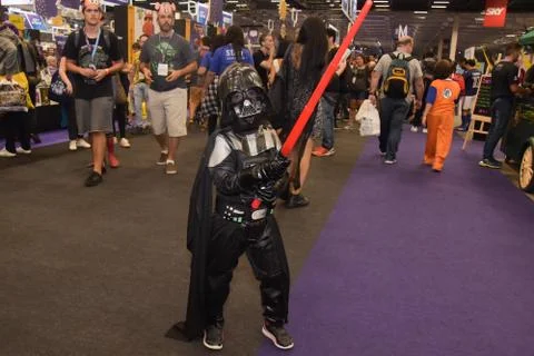 Comic Con Experience 2018 (CCXP 2018) Stock Photos