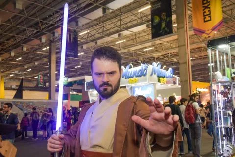 Comic Con Experience 2018 (CCXP 2018) Stock Photos