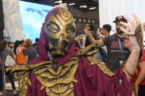 Comic Con Experience 2018 (CCXP 2018) Stock Photos