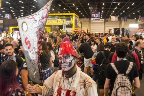 Comic Con Experience 2018 (CCXP 2018) Stock Photos