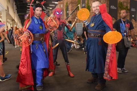 Comic Con Experience 2018 (CCXP 2018) Stock Photos