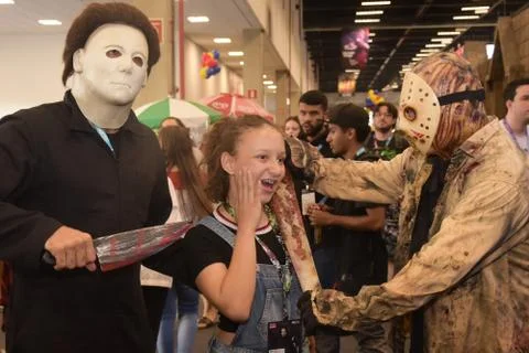 Comic Con Experience 2018 (CCXP 2018) Stock Photos
