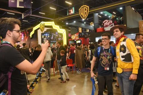 Comic Con Experience 2018 (CCXP 2018) Stock Photos