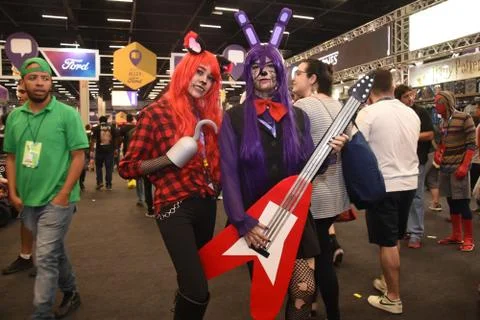 Comic Con Experience 2018 (CCXP 2018) Stock Photos