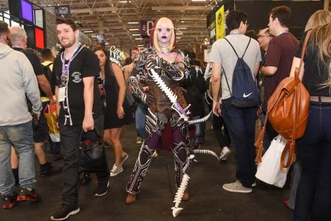 Comic Con Experience 2018 (CCXP 2018) Stock Photos