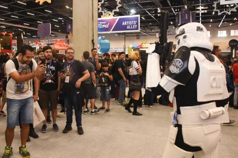 Comic Con Experience 2018 (CCXP 2018) Stock Photos